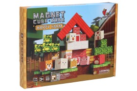 Stavebnice Magnet Cube Zone - Happy Farm 80 dílků