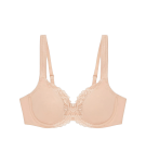 MODERN LACE+COTTON - Podprsenka s kosticemi: bavlna a krajka pro maximální pohodlí Triumph NEUTRAL BEIGE 100E
