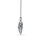 Royal Fashion stříbrný pozlacený Swarovski náhrdelník Srdce DPS0520