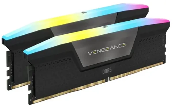 Corsair Vengeance RGB 32GB (2x16GB) 6000MHz černá / DDR5 / PC5-48000 / CL38-44-44-96 / 1.35V (CMH32GX5M2B6000C38)