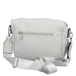 Módní dámská koženková ledvinka/crossbody Pola, šedá