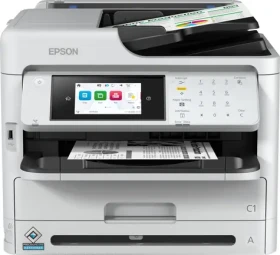 Epson WorkForce Pro WF-M5899DWF černá, bílá / Multifunkční tiskárna / A4 / 34 str/min / duplex / ADF / Wi-Fi / LAN / fax (C11CK76401BM)