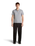 ICEBREAKER Mens 15.5 Merinofine SS Polo, Proto Grey velikost: M