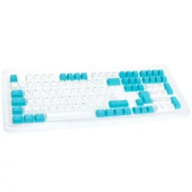 Ducky Keycap Set / PBT / ISO / bílo-modrá / 109 kláves / DE (DKSA109-DEPDBWZOT)