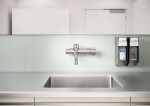 HANSA - Clinica Elektronická termostatická umyvadlová baterie, bateriové napájení, chrom 08866201