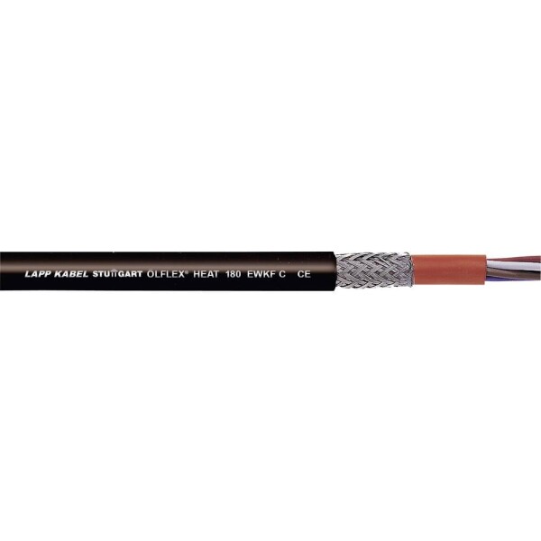 LAPP ÖLFLEX® HEAT 180 EWKF C 463103-1 vysokoteplotní kabel 5 G 1 mm², metrové zboží, černá