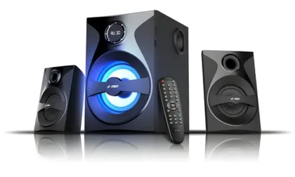 Fenda FD F380X černá / Reproduktory / 2.1 / 54W / BT4.0 / NFC / FM rádio / USB/SD / dálkové ovládání (F380X)