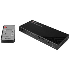 Manhattan HDMI Splitter/Switch 2-Port, [email pčervenáected], Bi-Directional, Black, Displays output from x1 HDMI source to x2 HD displays (same output to both displays)