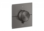 AXOR - ShowerSelect ID Termostatická baterie pod omítku, pro 2 spotřebiče, kartáčovaný černý chrom 36753340