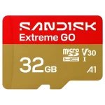 SanDisk Extreme GO microSDHC 32GB / Paměťová karta / UHS-I U3 V30 / čtení: 100 MB/s / zápis: 60 MB/s / vhodné pro 4K (SDSQXGN-032G-GN6MN)