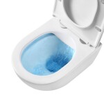 Mereo WC závěsné kapotované, RIMLESS, 490x370x360, keramické, vč. sedátka CSS123, 8ks VSD82SAKCE8
