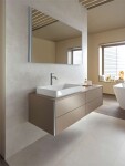DURAVIT - DuraSquare Umyvadlová mísa 60x34 cm, DuraCeram, s WonderGliss, alpská bílá 23556000001
