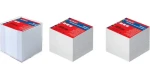 Herlitz Krabička na poznámky 9 x 9 x 9 cm / 700 listů bílá / průhledná (10410801)