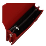 Minimalistická dámská crossbody kabelka Assa, červená