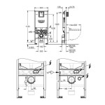 GROHE - Rapid SLX Modul pro závěsné WC s nádržkou 39596000