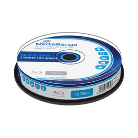 MediaRange BD-R BLU-RAY 50GB 6x Dual Layer spindl 10ks (MR507)