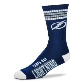For Bare Feet Dětské Ponožky Tampa Bay Lightning NHL 4 Stripes Crew