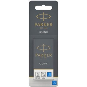 PARKER Quink Inkoustové bombičky modrá 5ks / do plnicích per Parker (1950208)