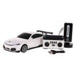 Mamido Elektrické auto na dálkové ovládání R/C s nabíjecí stanici bílé