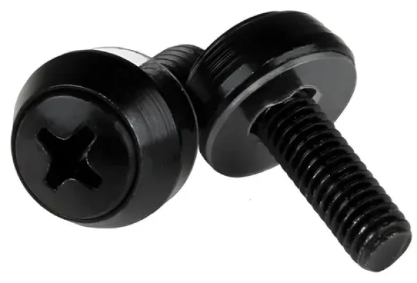 StarTech Montážní šrouby M5 černé / Šrouby / 50 ks / délka 12 mm (CABSCREWSB)