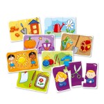 Far Far Land Puzzle činnosti trojice 8 obrázků, Far Far Land, W022259