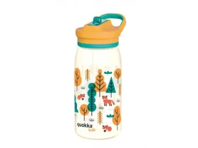 Quokka Plastová láhev s pítkem Glow Kids Forest 580 ml (40283QO)