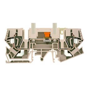 Weidmüller 1771950000 zkušební oddělovací řadová svorka pružinová svorka Tmavě béžová 20 ks