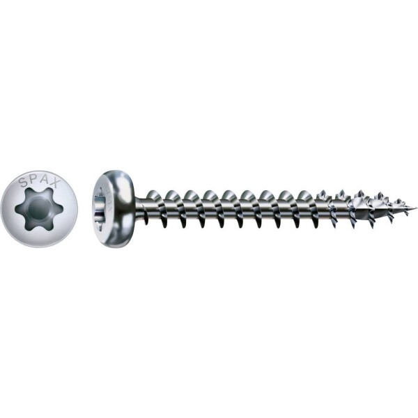 SPAX 0201010450403 půlkulaté šrouby 4.5 mm 40 mm T-STAR plus ocel 200 ks