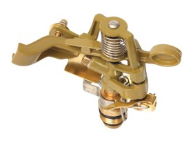 Zavlažovač pulzní nastavitelný, vnější závit 1/2", mosazný, ROSA