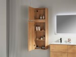 CERANO - Koupelnová skříňka vysoká Carole - dub medový - 45x150x34 CER-431647