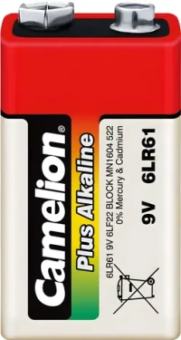 Camelion Plus Alkaline 9V (6LF22) / Baterie / Alkalická / 1 ks (11100122)