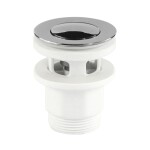 Mereo Umyvadlová stojánková baterie, Pego, clic-clac CH03P, chrom CB10104PC