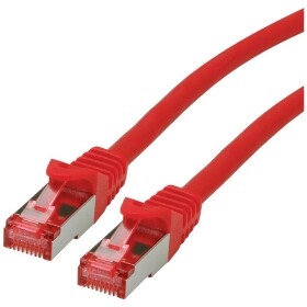 Roline 21.15.2614 RJ45 síťové kabely, propojovací kabely CAT 6 S/FTP 1.50 m červená (jasná) dvoužilový stíněný, bez halogenů, samozhášecí 1 ks