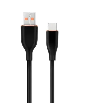 Cablexpert Premium Silicone černá / Nabíjecí a datový kabel / USB-C / 1,5 m (CC-USB2S-AMCM-1.5M-BK)