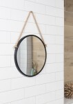 Zrcadlo Naturel 60 cm černá matná ZLAN60C ZLAN60C