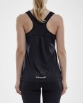 Běžecké tílko SALMING Pure Tanktop - Black Velikost textilu: XS