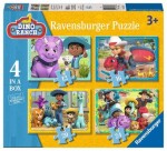 Ravensburger Dino Ranch 4 v 1 - 12+16+20+24 dílků