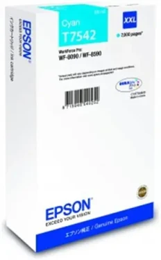 Epson T7542 cartidge / pro WorkForce Pro WF-8090 DW Series / 69 ml / modrá (C13T754240)