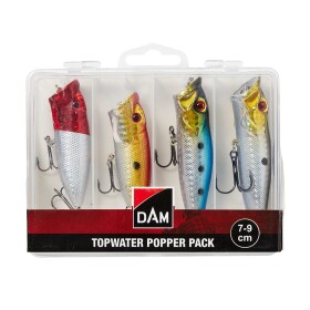 DAM Sada wobleru Topwater Popper Pack Box 7-9cm 4ks,DAM Sada wobleru Topwater Popper Pack Box 7-9cm 4ks