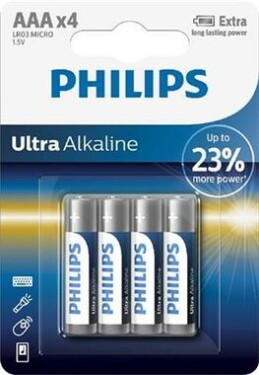 Philips Ultra Alkaline AAA 4ks LR03E4B/10