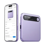 BOYA Notra fialová / Zvukový záznamník s AI překladačem / 64GB / 24h / BT / Wi-Fi / USB-C (6977490712369)