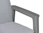 KETER SCANDI LINEA BALCONY - Ash grey/Storm grey