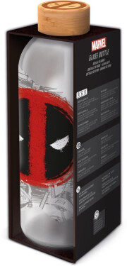 Láhev na pití skleněná - Deadpool 1030 ml - EPEE Merch - STOR