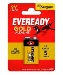 Alkalická 9V baterie 1ks - Eveready Gold