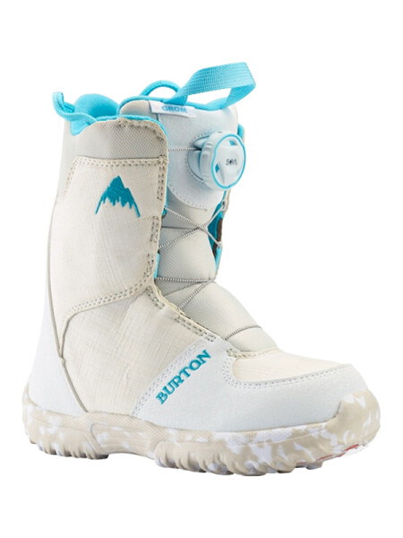 Burton GROM BOA white dětské boty na snowboard - 31,5EUR