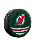 Inglasco / Sherwood Puk New Jersey Devils Reverse Retro Jersey Souvenir Collector Hockey Puck