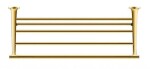 DURAVIT - Starck T Držák ručníků, délka 60 cm, zlatá 0099443400