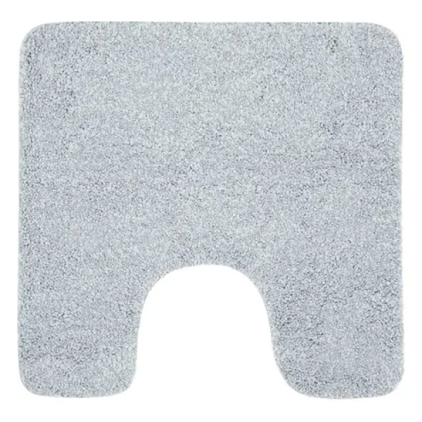 Spirella GOBI koupelnová WC předložka 55 x 55 cm světle šedá / mikrovlákno (7610583125095)