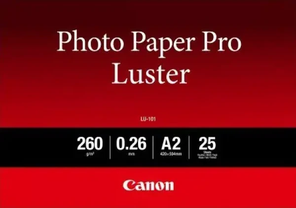 Canon fotopapír LU-101 / A2 / 260g / 25 listů / lesklý (6211B026)