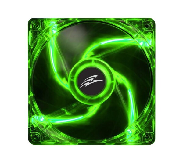 EVOLVEO ventilátor 140mm LED zelený (FAN 14 GREEN)